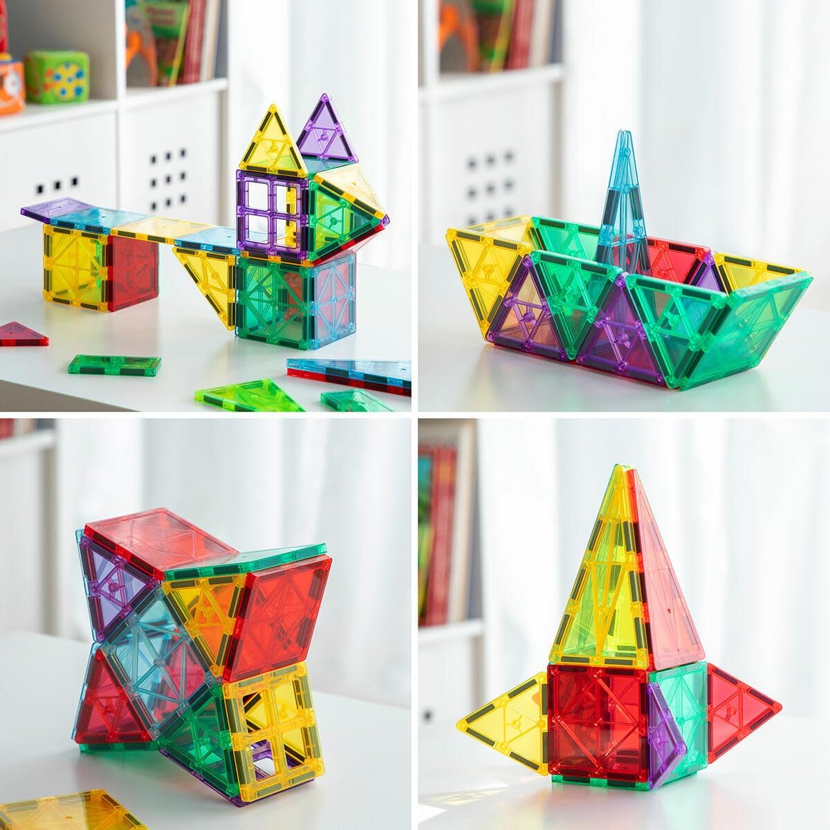 PlayIQ _ Blocs magnétiques Intelligents 3D (100 pièces)