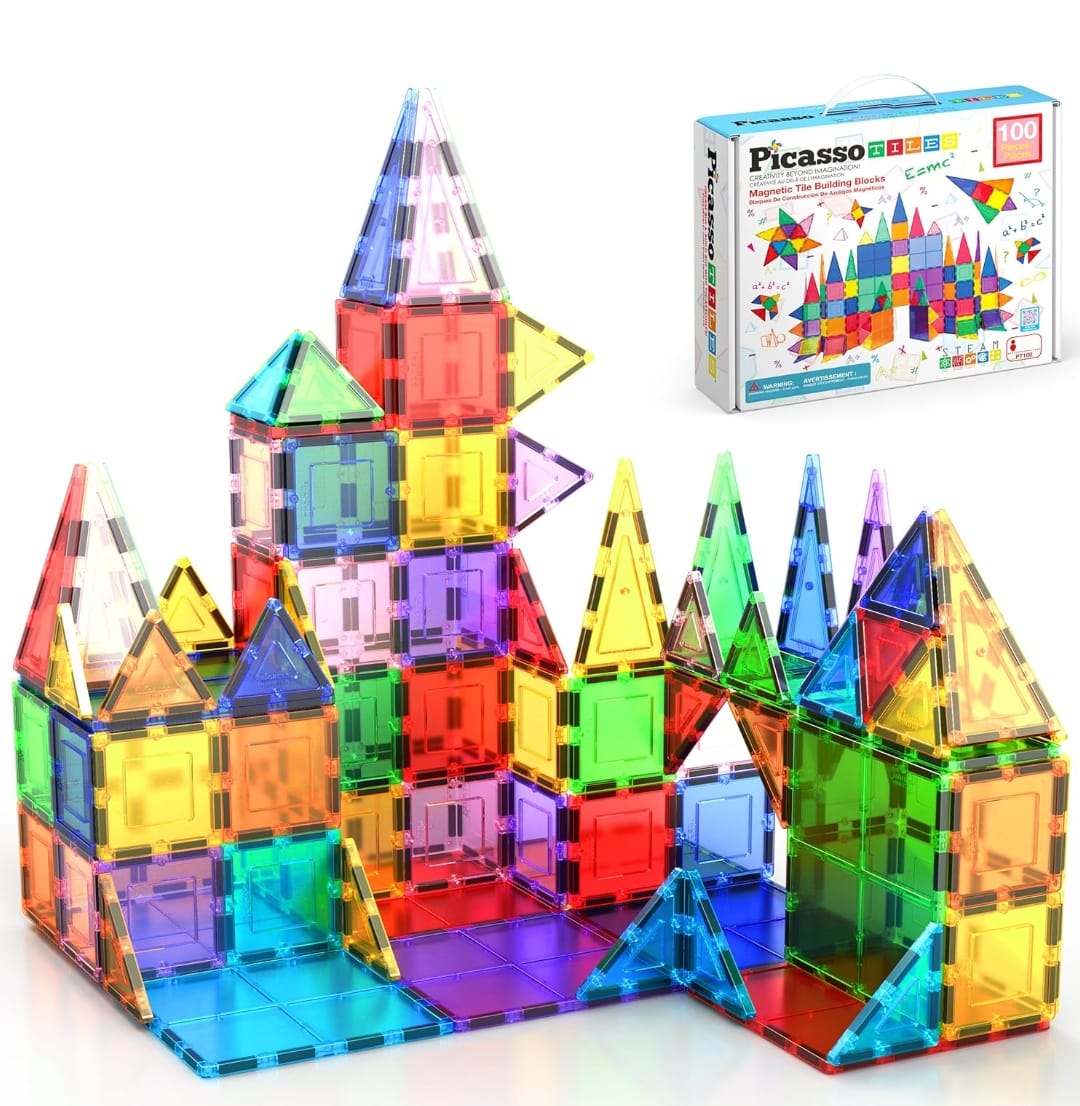 PlayIQ _ Blocs magnétiques Intelligents 3D (100 pièces)